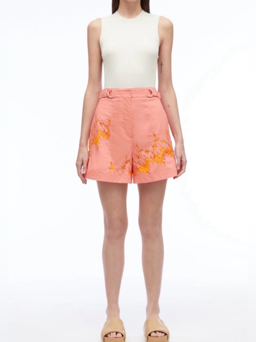 3.1 Philip Lim Squiggle Lace Shorts size 6